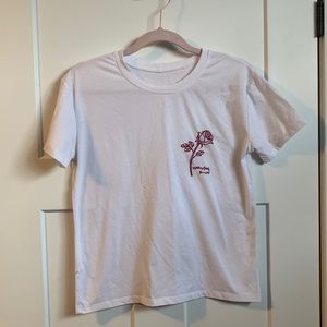 T-shirt with rose 🌹